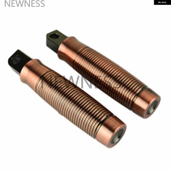 並行輸入品オートバイ 銅製 1インチ 25MM ハンドルバー ハンド グリップ フットレスト フットペグ シフター ペグ スポーツスター 1200 ソフテイル ダイの画像