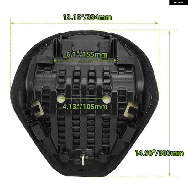ブランド登録なし - 並行輸入品自動二輪車 PUレザードライバーフロントシート 座蒲団 黒いこと ホンダ レブル コマーシャル1100 CMX1100 2021 2022 - 2025