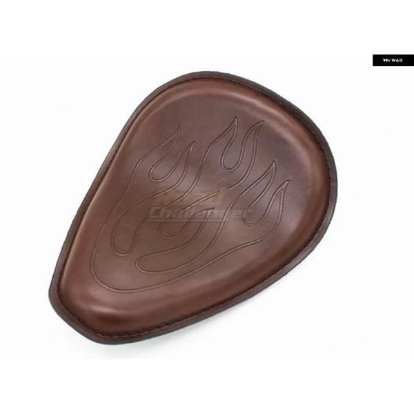 並行輸入品バイク レザー3インチSOLO スプリング ブラケット シート スポーツスター チョッパーの画像