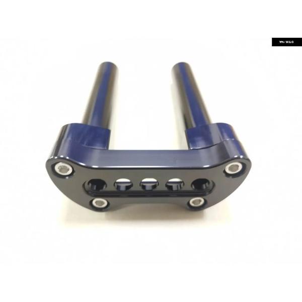 並行輸入品ブラック CNC オートバイ 6インチ トール ハンドルバー ライザー 1インチ トップクランプ キット ハーレー ヘリテージ ソフテイル ダイナ ス