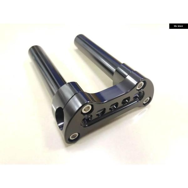 並行輸入品ブラック CNC オートバイ 6インチ トール ハンドルバー ライザー 1インチ トップクランプ キット ハーレー ヘリテージ ソフテイル ダイナ ス