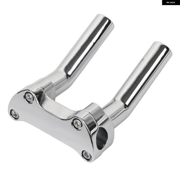 並行輸入品6.5インチ オートバイ ハンドルバー ライザー 1インチトップクランプ ハーレー ダイナ スーパー ワイドグライド FXDWG FXD ファットボーイ ソ_2