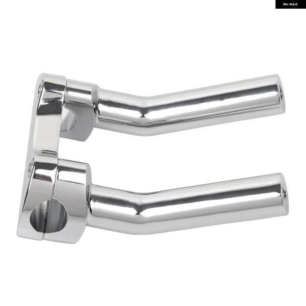 並行輸入品6.5インチ オートバイ ハンドルバー ライザー 1インチトップクランプ ハーレー ダイナ スーパー ワイドグライド FXDWG FXD ファットボーイ ソ_4