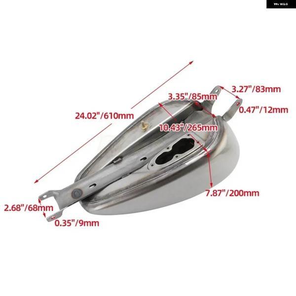 並行輸入品14.4L 3.8ガロン オートバイ アイアン製 レトロ オートバイ ガソリン 燃料油 ガスタンク ハーレー スポーツスター 1200 48 モデル 2007-2023_4