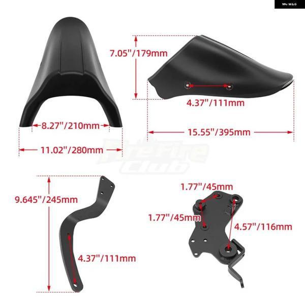 並行輸入品オートバイ LEDライト リアフェンダー マッドガード フェアリング カバー ホンダ レブル CMX300 CMX500 2017-2023_1