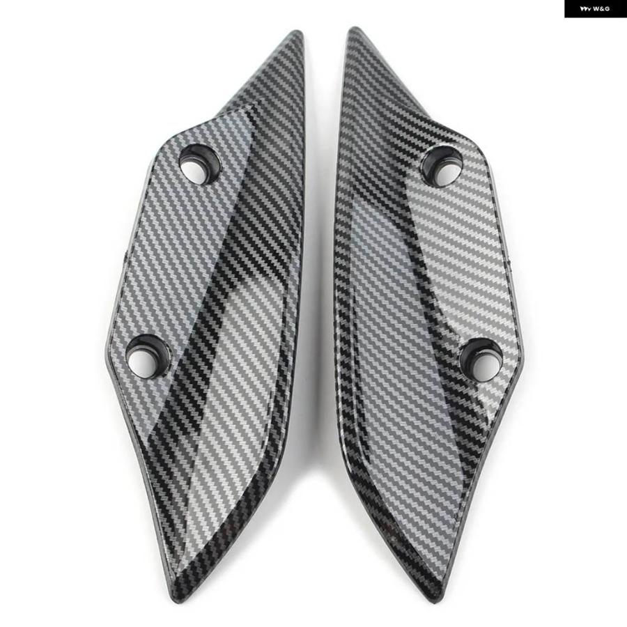 並行輸入品S1000RR 2009-2014 オートバイ フロントスポイラー ウィングレット フェアリング カーボンパターン BMW S 1000RR 2009 - 14の画像
