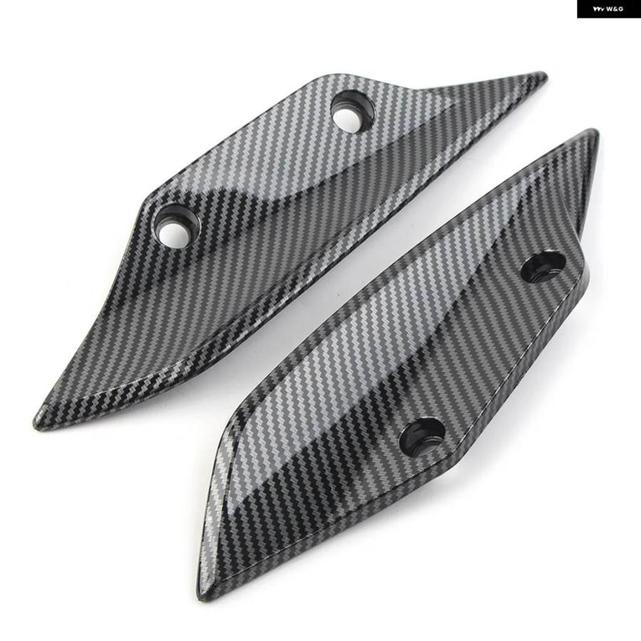 並行輸入品S1000RR 2009-2014 オートバイ フロントスポイラー ウィングレット フェアリング カーボンパターン BMW S 1000RR 2009 - 14の画像