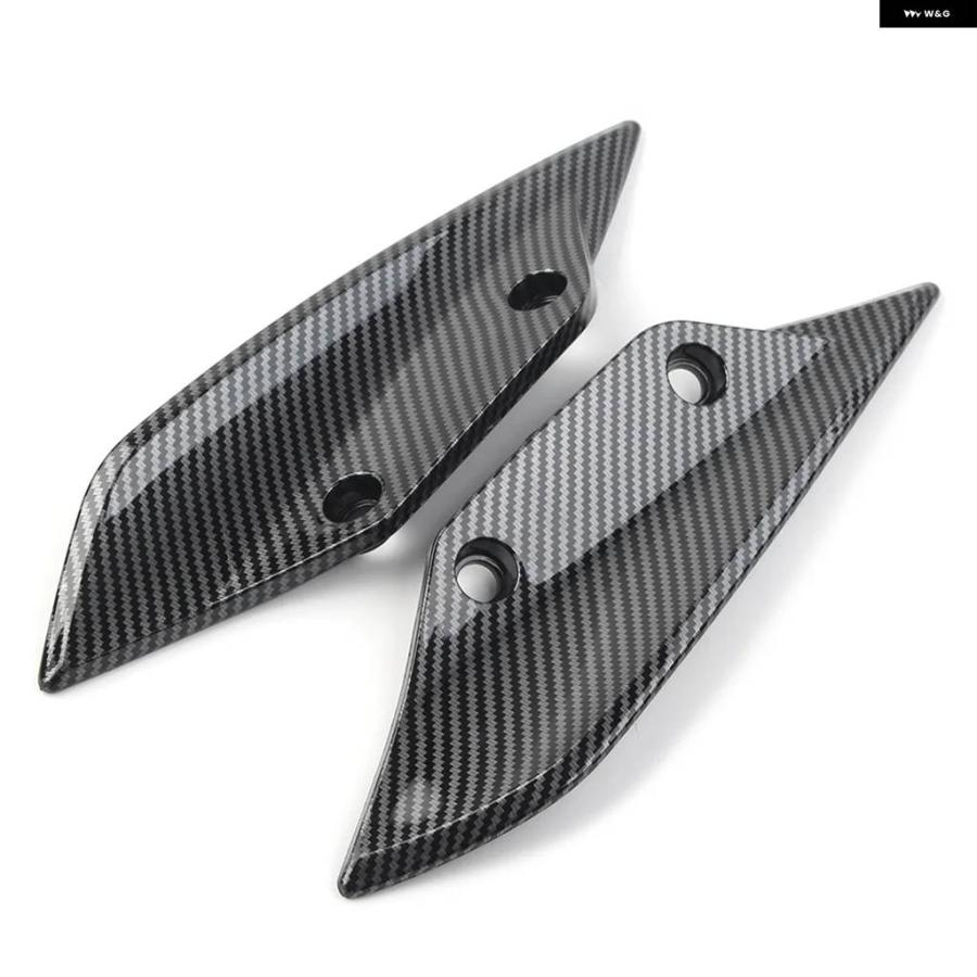 並行輸入品S1000RR 2009-2014 オートバイ フロントスポイラー ウィングレット フェアリング カーボンパターン BMW S 1000RR 2009 - 14の画像