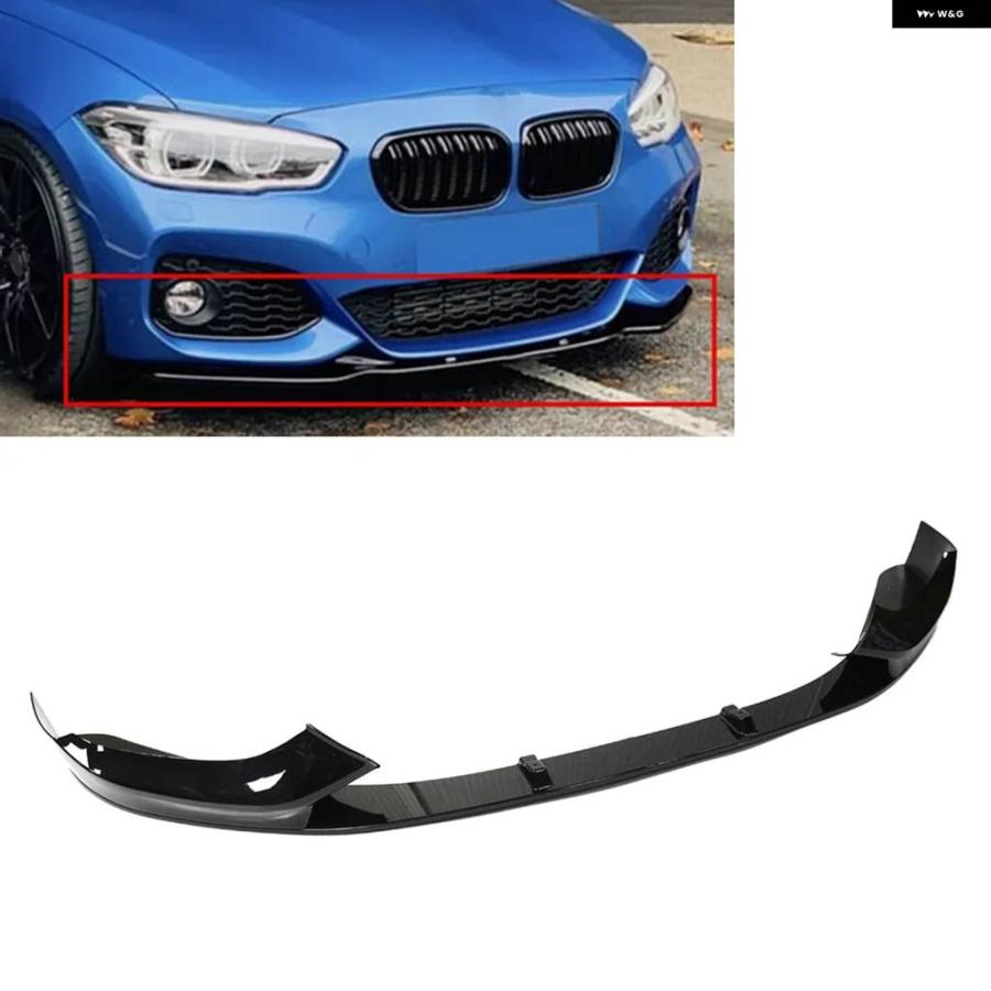 並行輸入品4個 車用フロント バンパー エア ディフレクター ABS プラスチック BMW 1シリーズ F20 F21 Mスポーツ 2015 - 19の画像
