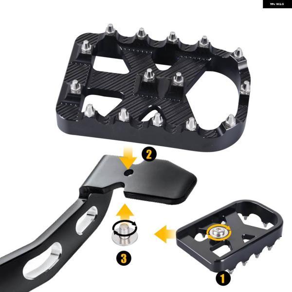 並行輸入品MOTO MX スタイル ブレーキペダル パッド カバー ハーレー ソフテイル ヘリテージ スプリンガー ファットボーイ デラックス FLSTN ロードキンの画像