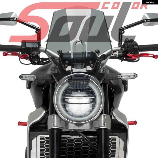 並行輸入品オートバイ スポーツバイザー ウィンドシールド ウィンドスクリーン ホンダ CB1000R NEO SPORTS CAFE 2018-2022 18 19 20 21 22 ダブルバブルの画像