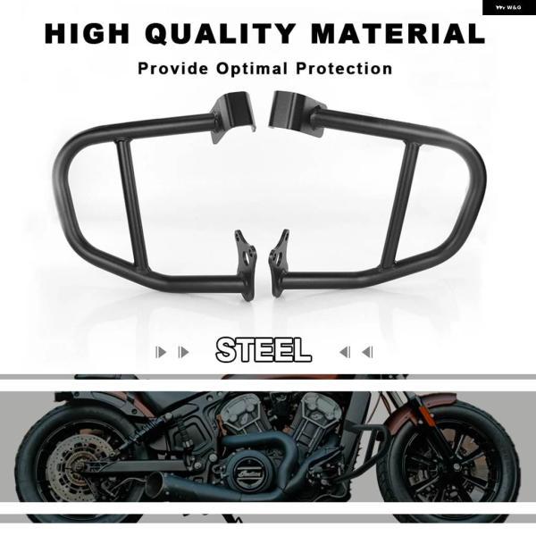 ブランド登録なし - 並行輸入品自動二輪車 衝突 赤ちょうちん INDIAN SCOUT ROGUE SIXTY TWENTY SIXTY ABS 発動機 かばい立て ひな型 バンパー フェアリング プロテクター