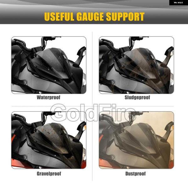 並行輸入品オートバイ ゲージ サポート ティンテッドゲージスポイラー シールド ゲージ プロテクター CAN AM SPYDER F3 F3-S 2015-2023 バイクの画像