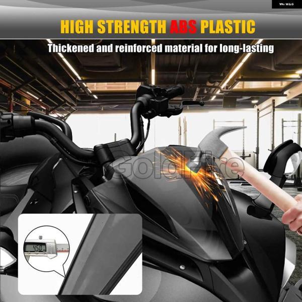 並行輸入品オートバイ ゲージ サポート ティンテッドゲージスポイラー シールド ゲージ プロテクター CAN AM SPYDER F3 F3-S 2015-2023 バイクの画像