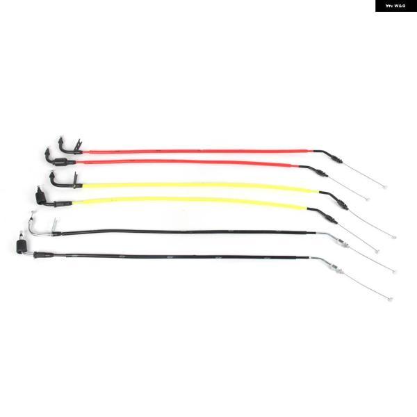 並行輸入品スロットル ケーブル スズキ GSXR600 GSXR750 2011 - 2024 750 2012 - 17 ステンレス ラバー ケーブルの画像
