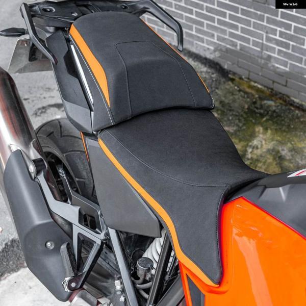 並行輸入品KTM 1290 SUPER ADV S バイク リアパッセンジャーシート クッション ピリオン クッション 2021-2023 2022 防水 ソフトの画像