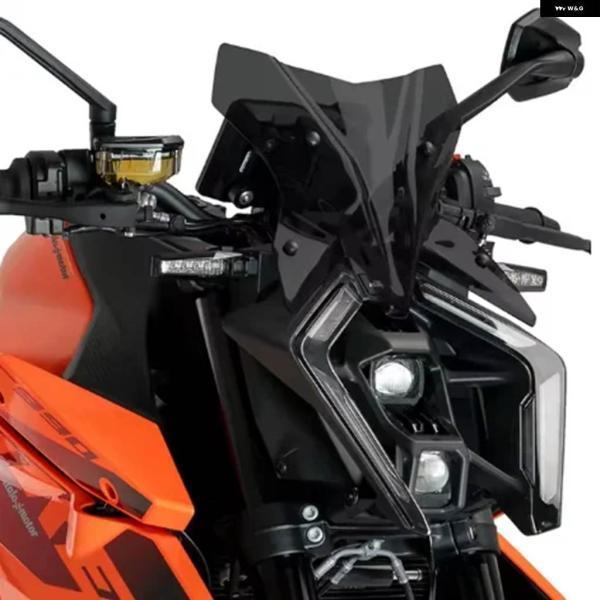 並行輸入品KTM 1390 SUPER DUKE 1390 R ウィンドスクリーン ウィンドシールド オートバイ アクセサリー ウィンドデフレクター 2024 2025の画像