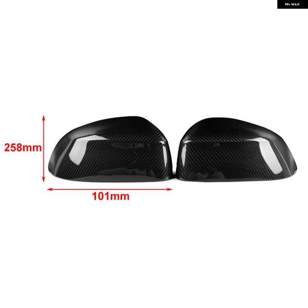 並行輸入品カーボン 車用バックミラー サイドミラー カバー 1組 BMW F15 F16 F25 F26 E83 X3 X4 X5 X6 2014 - 18_1