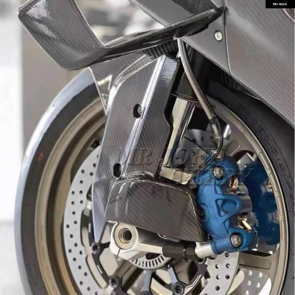 並行輸入品BMW S1000RR S1000R M1000RR R S1000XR M1000XR 100% カーボン フロントフェンダー マッドガード ブレーキディスク プロテクター オートバイ_5