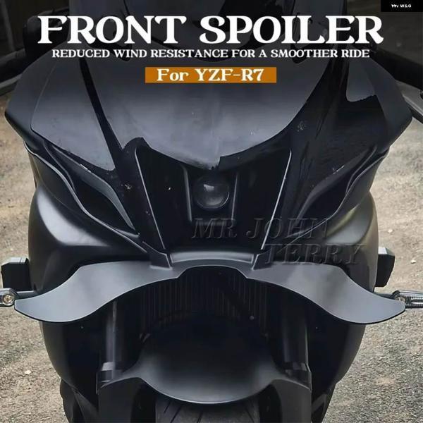 並行輸入品ヤマハ YZF R7 YZF-R7 YZFR7 バイク ブラック ダウンフォース ネイキッド フロントスポイラー ウィングレット エアロダイナミック ウィング_2