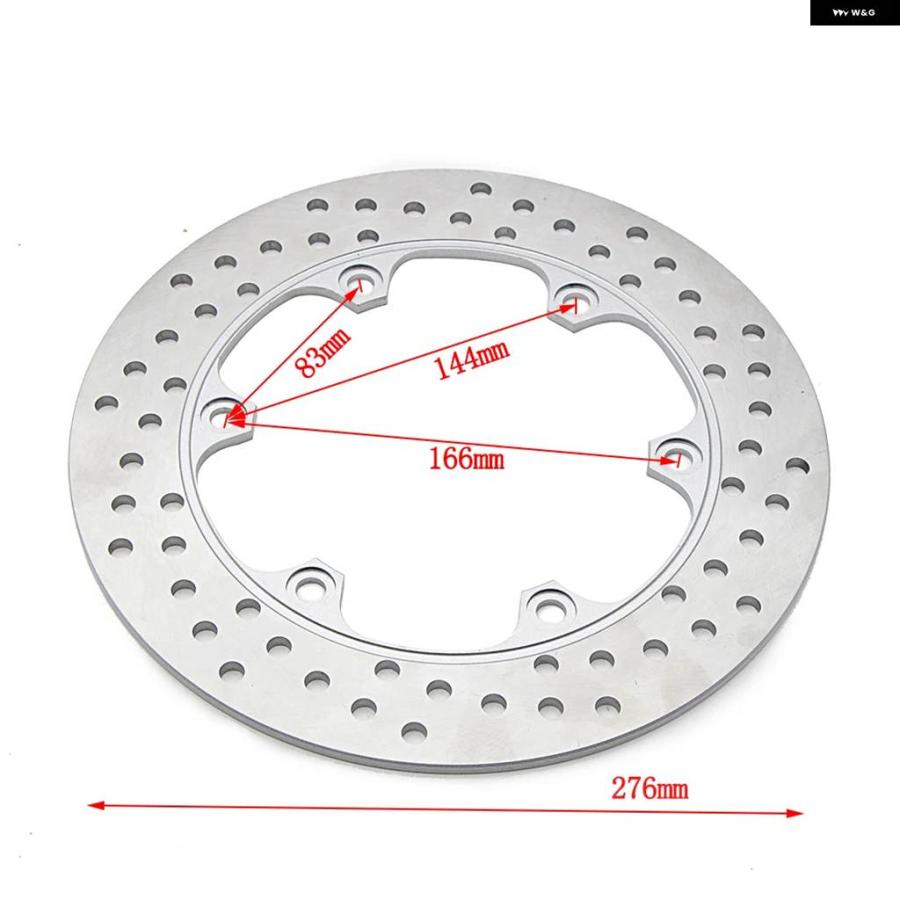 並行輸入品276MM バイク フロント ブレーキディスク ローター ホンダ XLV600 TRANSALP CBX750F XLV750R CBR600F VFR400R VF1000F CBR125R VF1000R