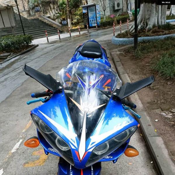 並行輸入品ホンダ CBR250R CBR400R CBR500R CBR600R 650R用 バイク サイドウイング フェアリング スポイラー フランクスポイラー フェアリング ミラーの画像