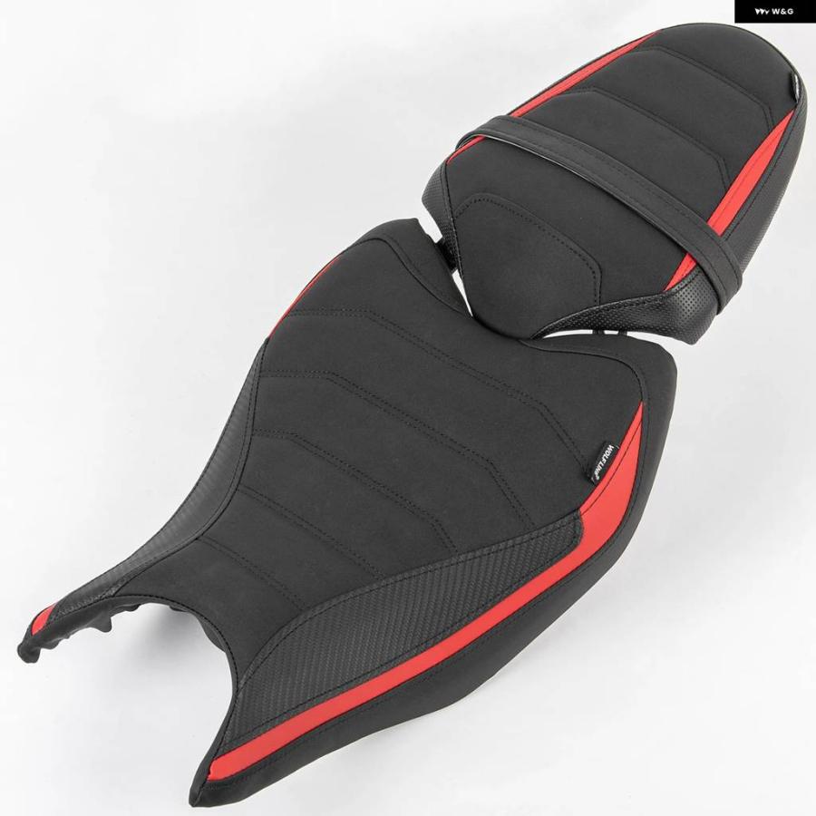 並行輸入品トライアンフ DAYTONA660 2024 2025年モデル フロントリア パッシデントシートカバー クッション ピリオン バイク アクセサリーの画像