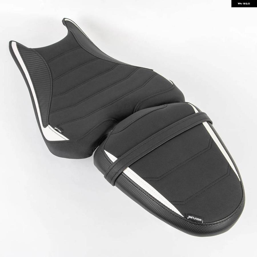 並行輸入品トライアンフ DAYTONA660 2024 2025年モデル フロントリア パッシデントシートカバー クッション ピリオン バイク アクセサリーの画像