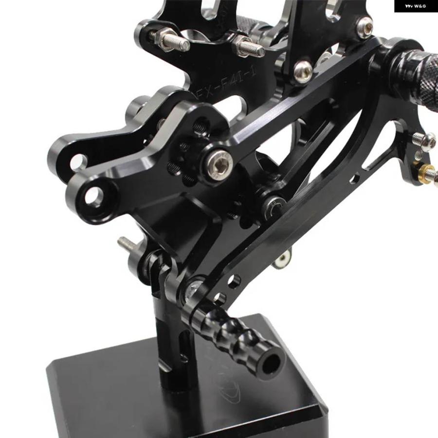 並行輸入品ホンダ CBR600F4I2001-200720022004年CNC バイク リアセット ペグペダル フットレストの画像