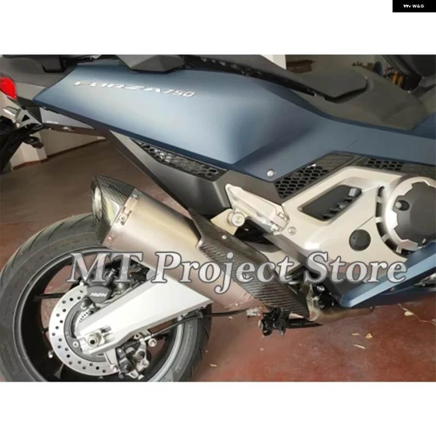 並行輸入品ホンダ FORZA750 FORZA NSS750 NSS 750 2021年型 オートバイ 排気エスケープ用カーボン ヒートシールド マフラー付き DB_11