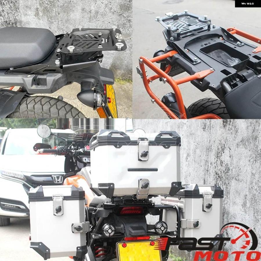 並行輸入品RA1250 リア キャリア キャリア テール ボックス フィクサー ホルダー カーゴ ブラケット テールラック トップケース トランク サポート パンの画像