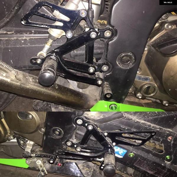 ブランド登録なし - 並行輸入品カワサキ ZX-9R ZX9R 1999年 - 03年ひな型用 かい繕う式 後押し仕かける フットペグ 後押し仕かける フットペグ 後押し仕かける フットレスト フットペグ