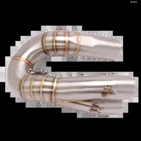 並行輸入品ドゥカティ ハイパーモタード 950/950 SP 2019 - 2021 オートバイ スリップオン エキゾーストエスケープ ミッドリンク パイプ コネクト_3