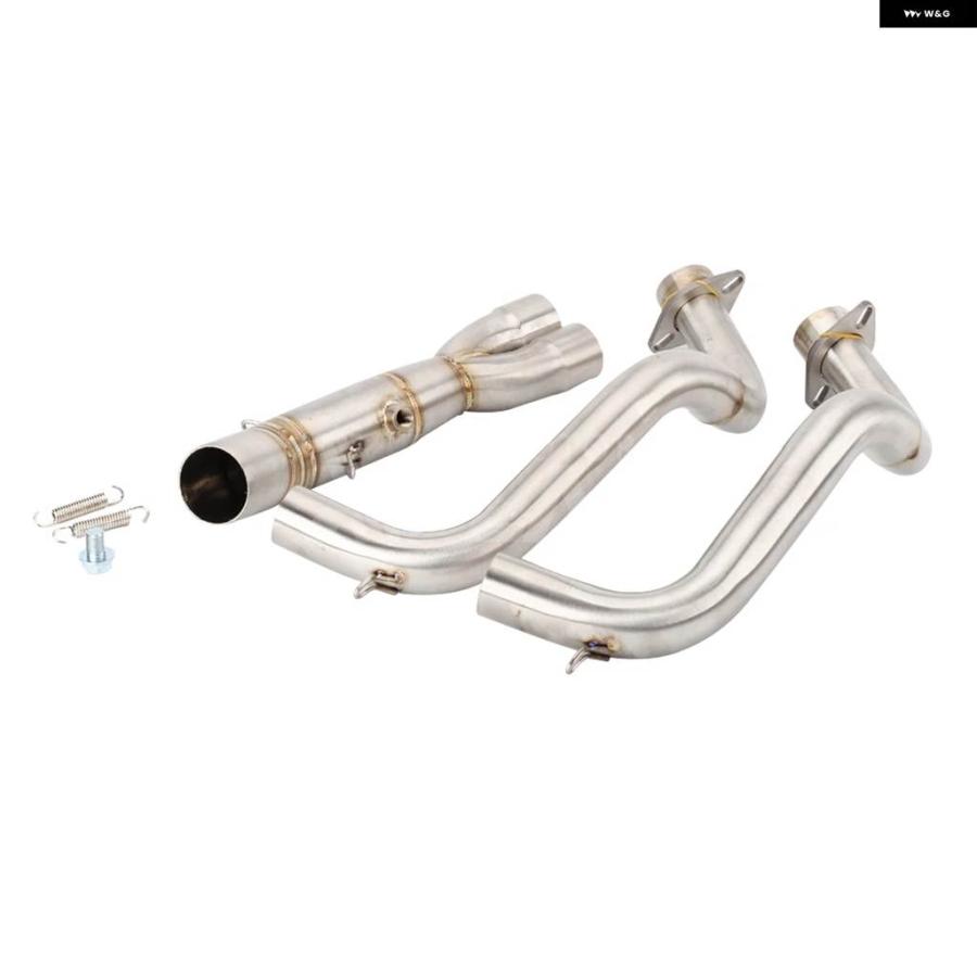 並行輸入品ヤマハ MT07 FZ07 2014-2020 XSR 700 / TRACER 700 16-20 エスケープ バイク マフラー フロントミドルリンク パイプ スリップオン_6