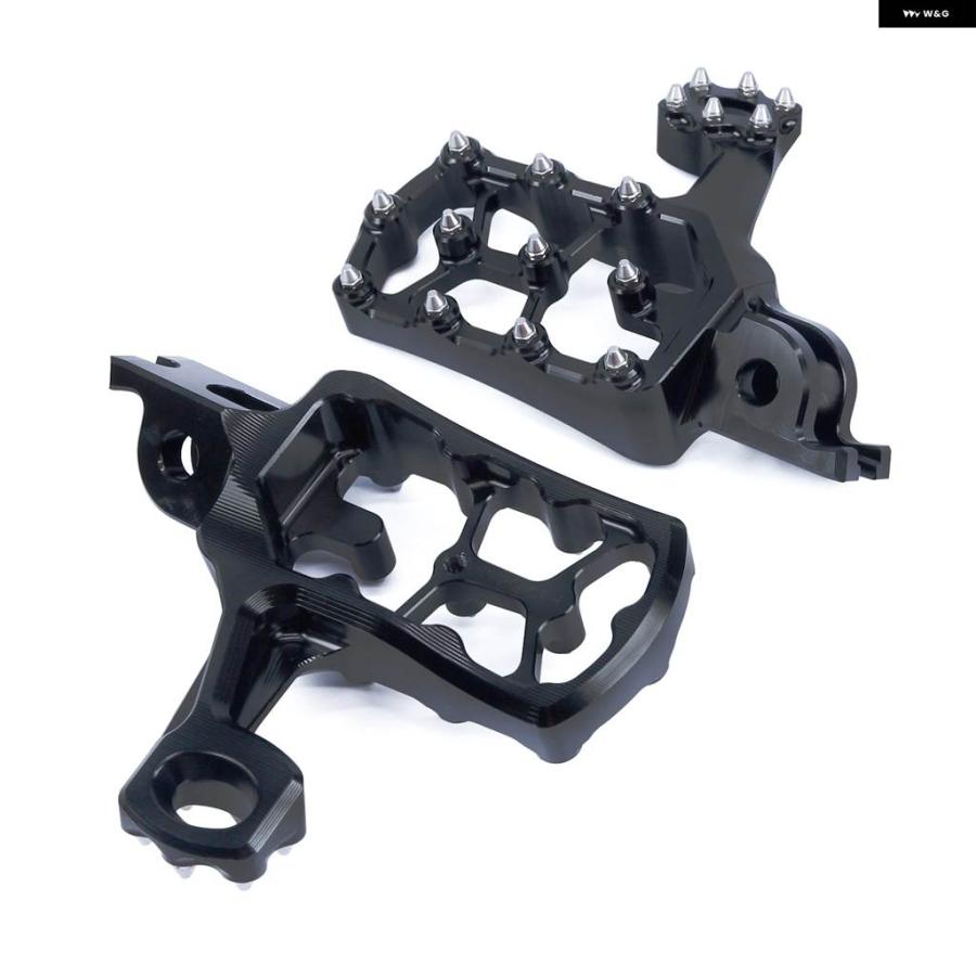 並行輸入品ホンダ CRF250L CRF250ラリー HIGHER / LOWER 2021 - 24 CN エクステンダー ワイド フットレスト フットペグ ペダルアクセサリー