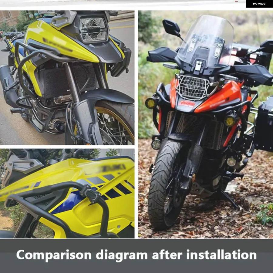 並行輸入品 スズキ DL 1050XT 1050 DE 2020-2023 バイク エンジン ガード バンパー クラッシュ バー フレーム DL1050/DE プロテの画像