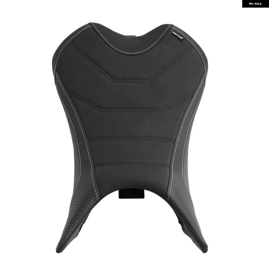 並行輸入品 フロントレイダーシート ドライバー クッション PU レッド ストリートトリプル 765/S/R 2023-2024 レッド_4