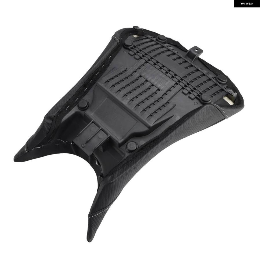 並行輸入品 フロントレイダーシート ドライバー クッション PU レッド ストリートトリプル 765/S/R 2023-2024 レッド_6
