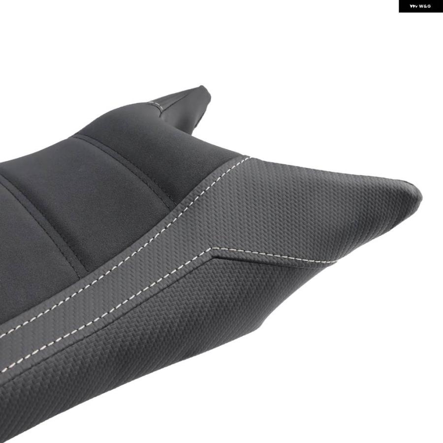 並行輸入品 フロントレイダーシート ドライバー クッション PU レッド ストリートトリプル 765/S/R 2023-2024 レッド_8