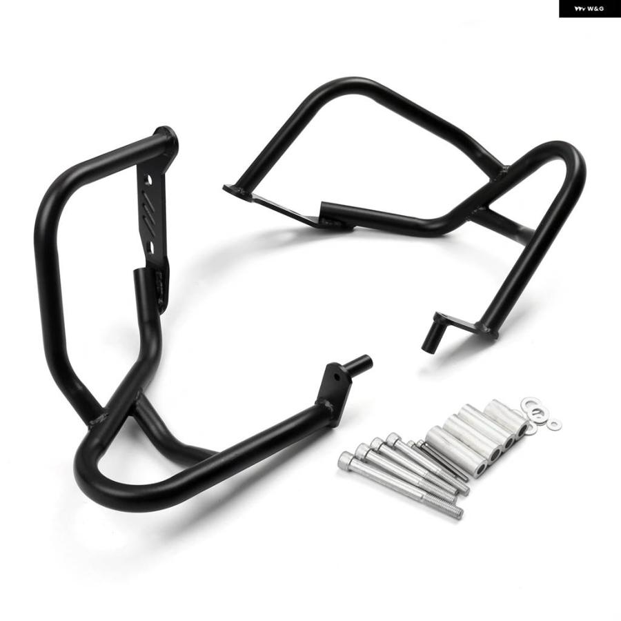 並行輸入品 フロント エンジン ガード クラッシュ バー プロテクション BMW R1200R 2007-2010 2011 2013 2013 2014 ブラックの画像