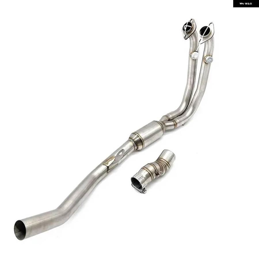 並行輸入品 CFMOTO 450MT MT450 2023 2024 スリップオン 51MM バイク フル システム エキゾーストヘッダー パイプ フロントリンの画像