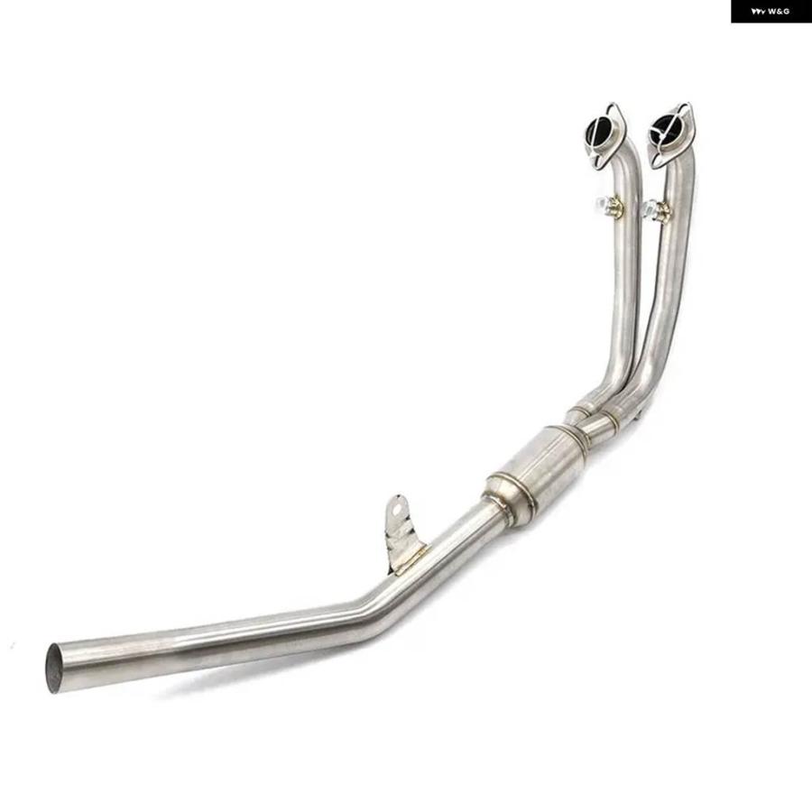 並行輸入品 CFMOTO 450MT MT450 2023 2024 スリップオン 51MM バイク フル システム エキゾーストヘッダー パイプ フロントリンの画像
