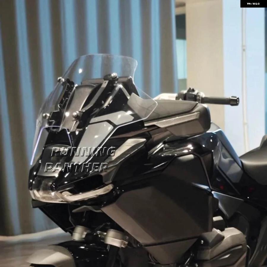 並行輸入品 BMW R1300RT 2025- オートバイ ハイウインドシールド ローウインドシールド ウインドシールドを上げる エア_7