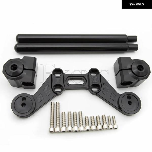 並行輸入品 ヤマハ ホンダ スズキ カワサキ YZF CBR ZX GSXR用 22MM オートバイ バイク ハンドルバー クリップオン フォーク トップツリートリプルク_2