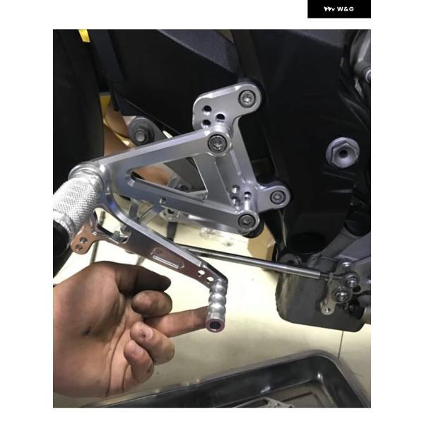 並行輸入品 MV AGUSTA BRUTALE F3 675 800/ 800 DRAGSTER RR 2012-15 クイック シフター リアセット フットレスト リアセット 調整可能 フットペグ 用_2
