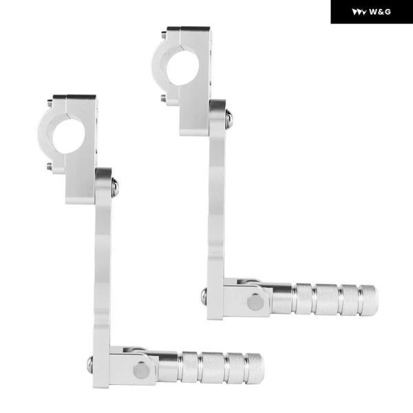 並行輸入品 22MM 7/8インチ 28.8MM 1/8インチ ペグ フットレスト エクステンション マウント フットペグ オートバイ バイク ライダー フットペグ キット_5