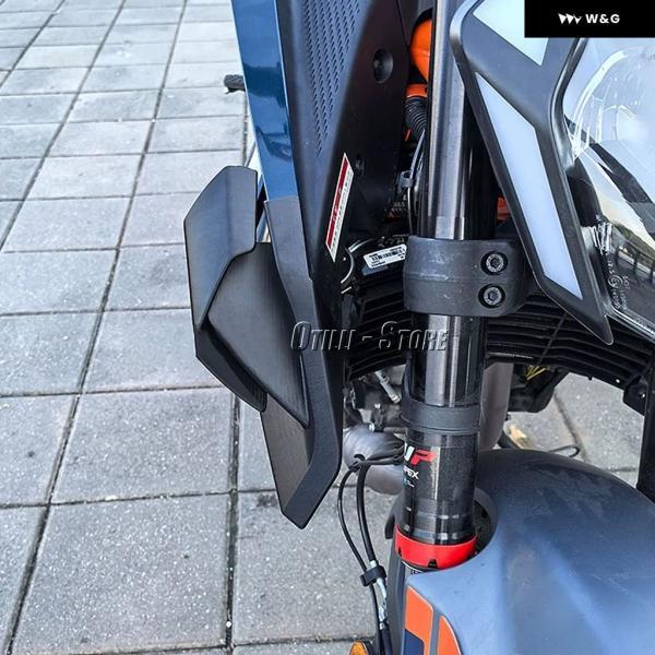 並行輸入品 390 DUKE オートバイ バイク アクセサリー フェアリング ウィングレット サイドウィング カバー ブラック 390 DUKE 390DUKE 2024用_3