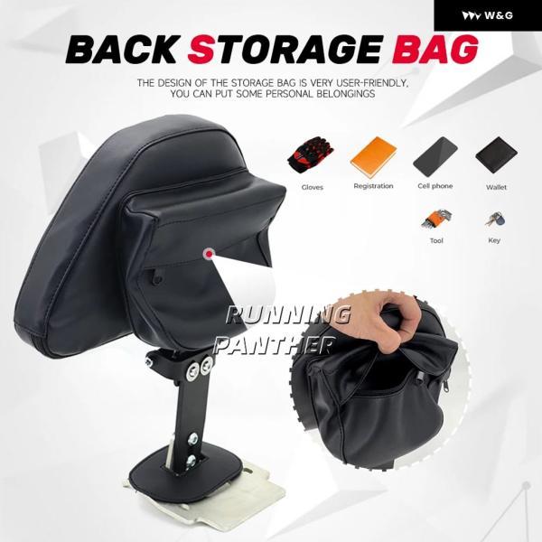 並行輸入品 ホンダ ゴールドウイング GL1800 2018-2022用 新型 ステッチ ドライバー ライダーシート バックレスト クッション バックレスト パッド_1