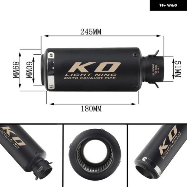 並行輸入品 ホンダ VFR1200X クロスツアラー 2012-2020/DCT 2014-2020/ハイランダー 2012-2015 オートバイ バイク 排気テールミッド パイプ DBキラーなしの画像