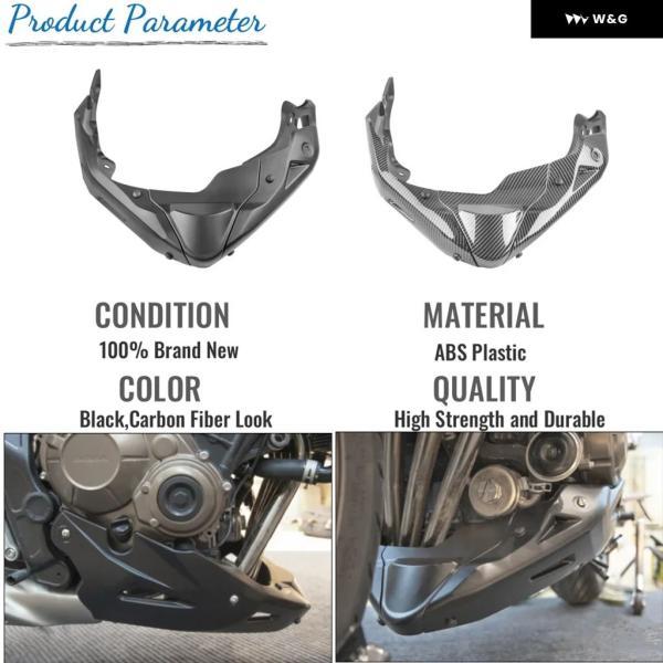 並行輸入品 ホンダ 2019-2023 CB650R CB650FE CB650F アクセサリー用 オートバイ バイク ベリーパン アンダー エンジン スポイラー フェアリング ガードカ_4